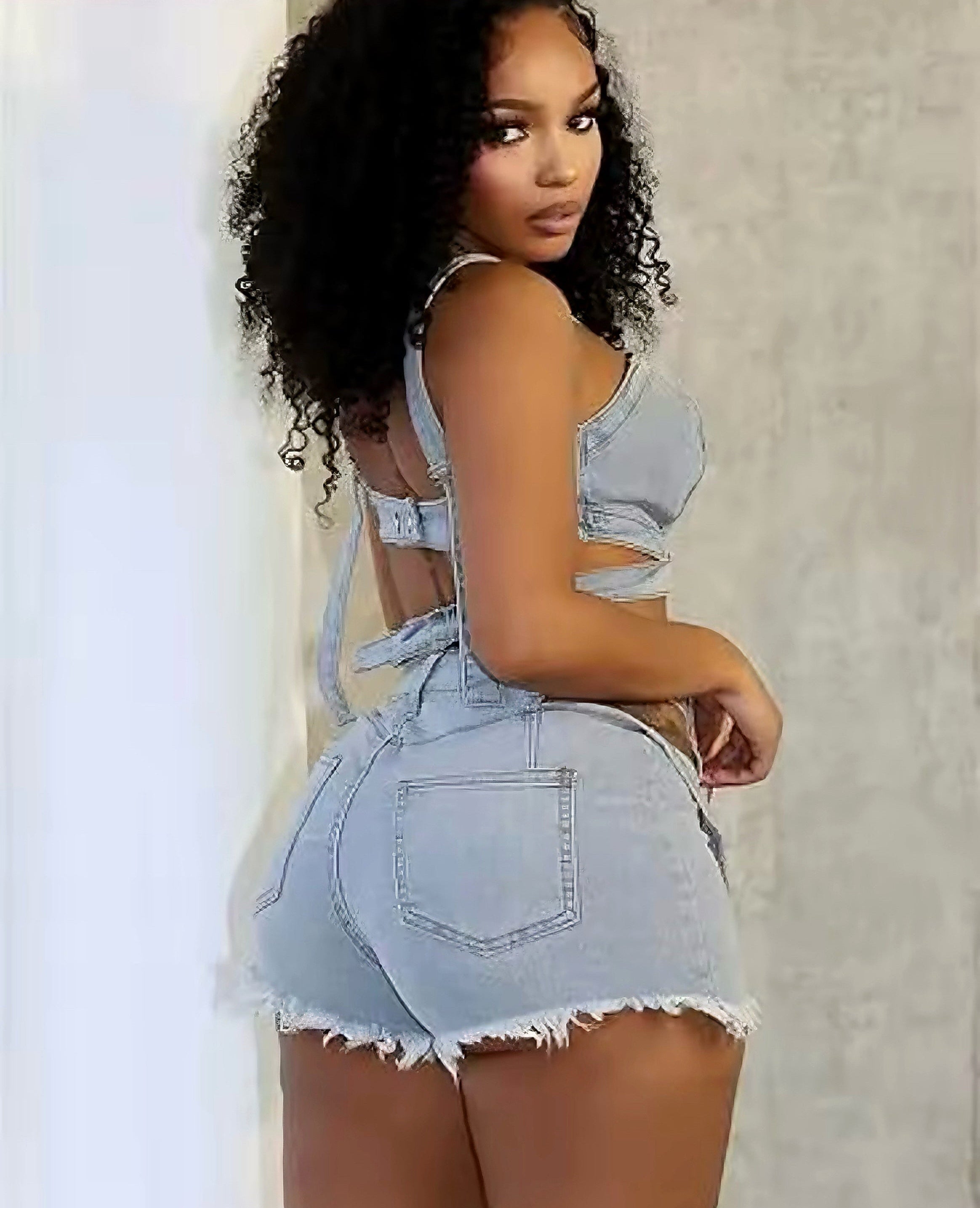 Crisscross Shorts set