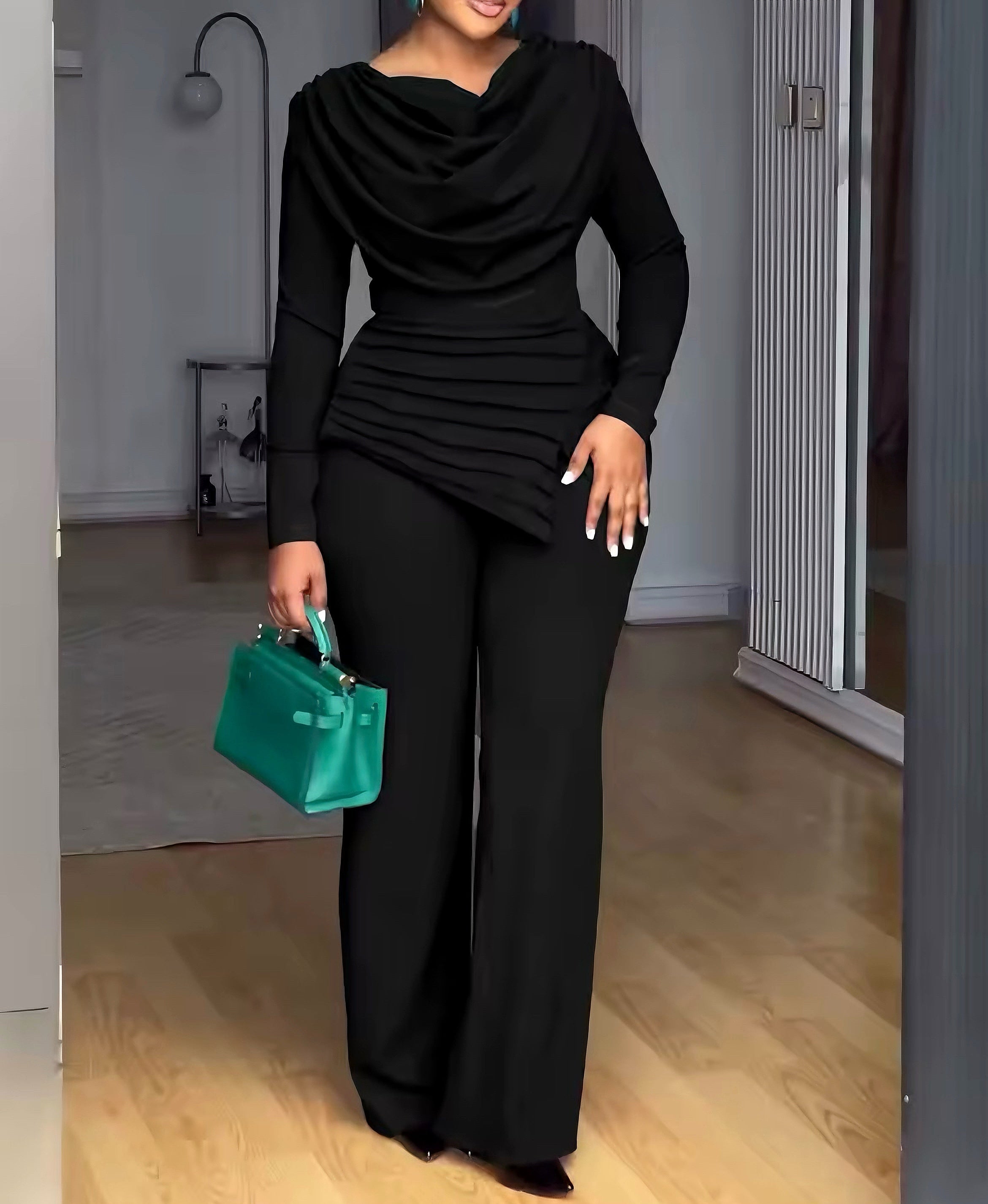 Elegant Crossover Jumpsuit