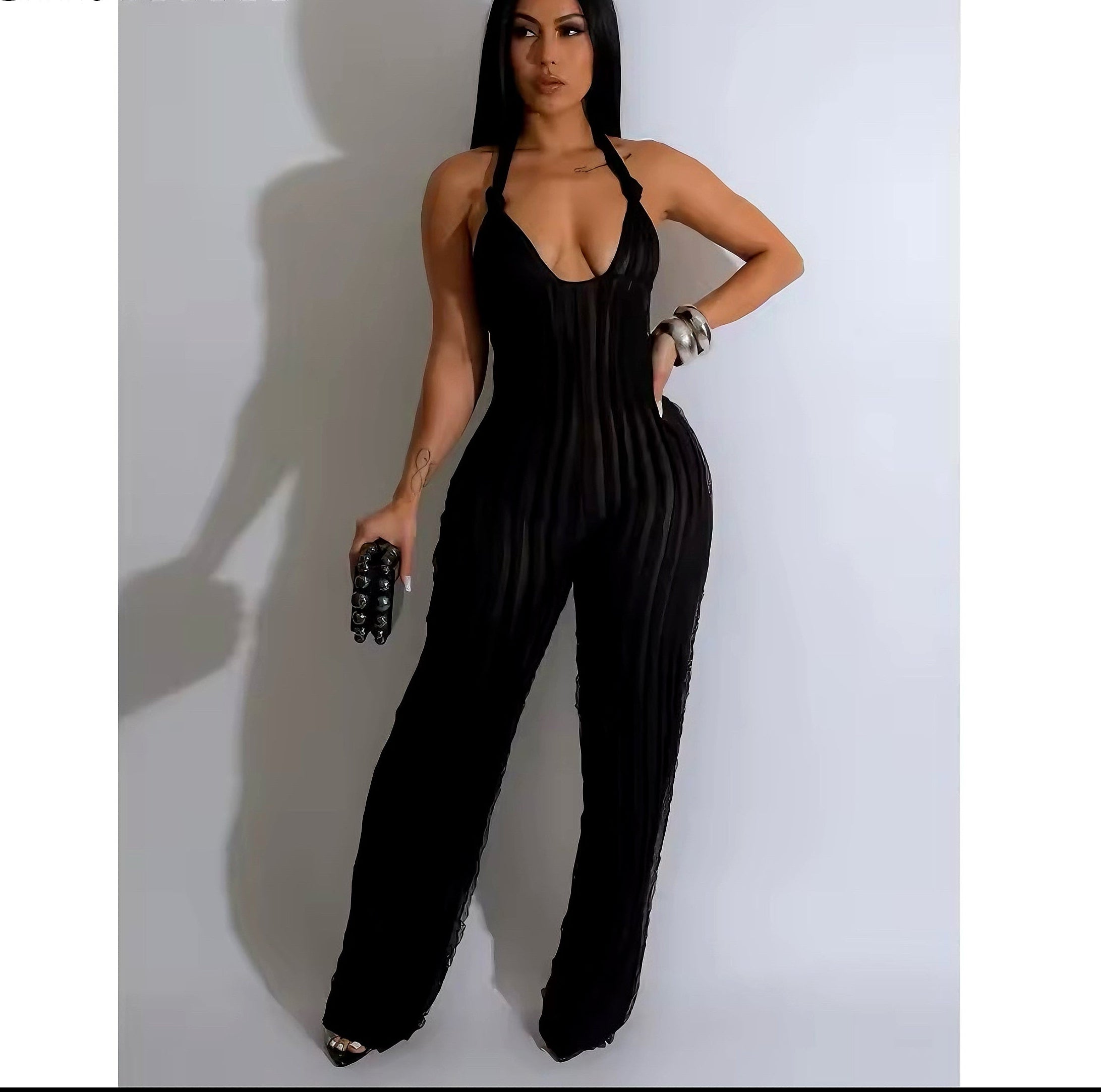 Sleek Halter Jumpsuit