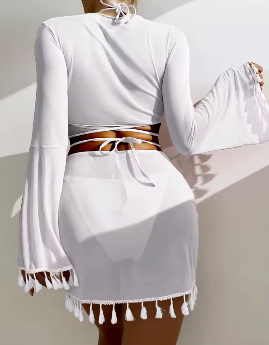 Off-Shoulder Cutout Two-Piece Swimsuit 😎