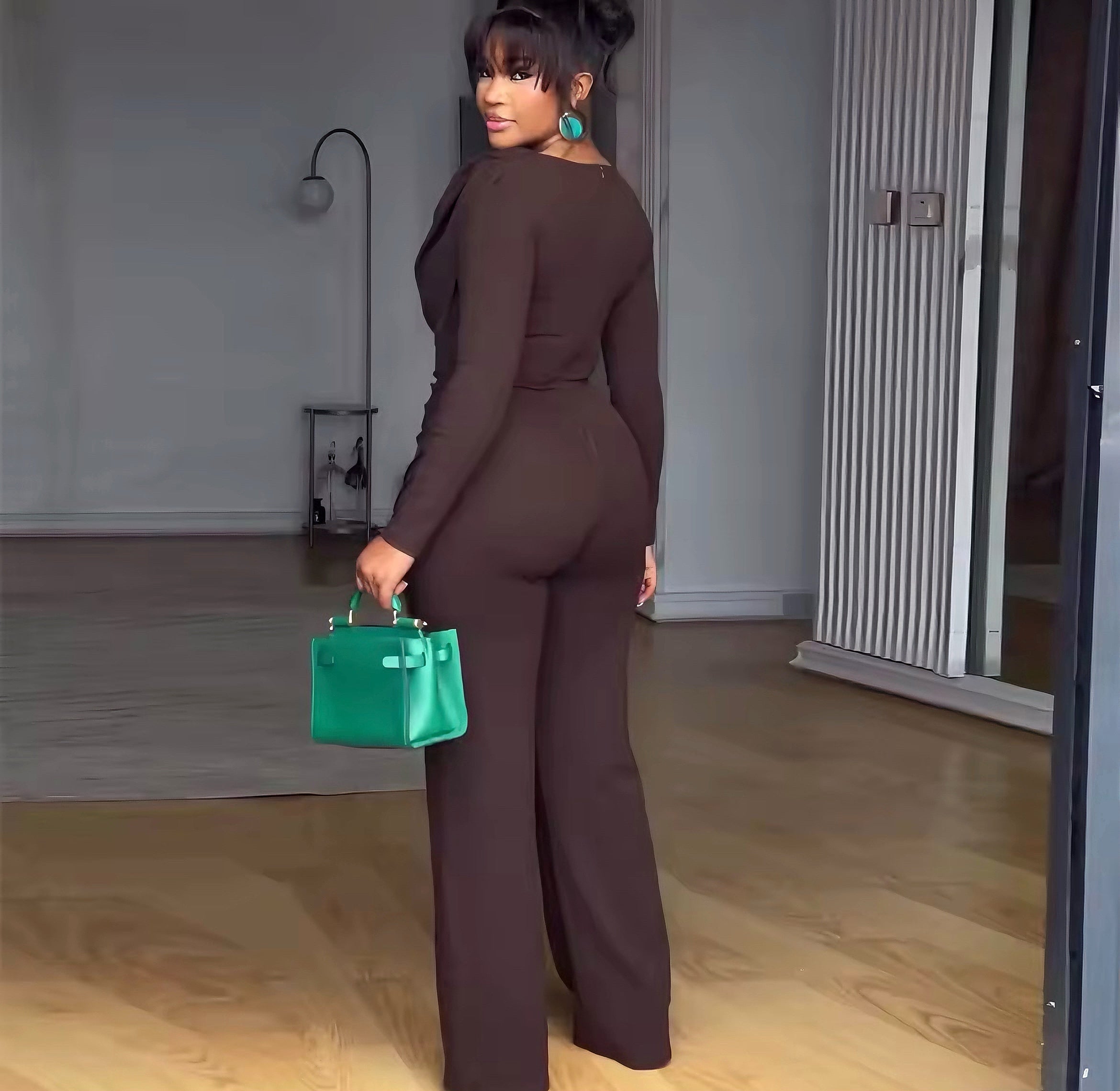 Elegant Crossover Jumpsuit