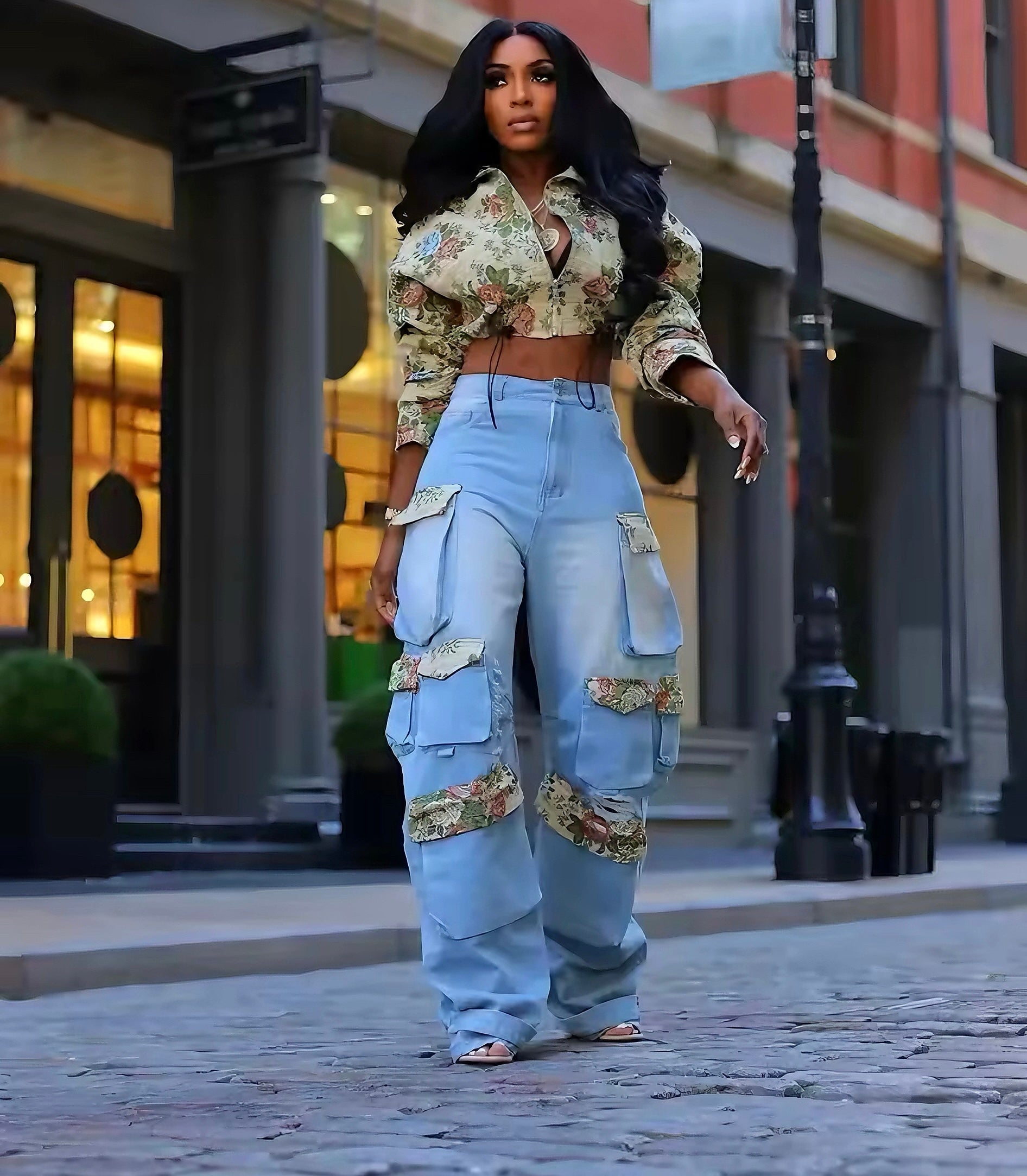 Floral Stride 2 piece