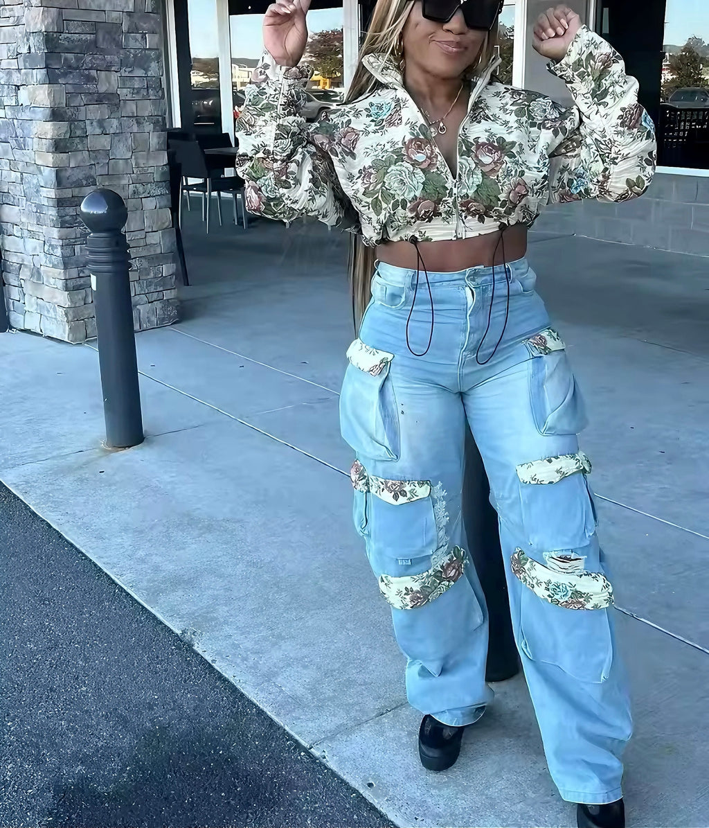 Floral Stride 2 piece