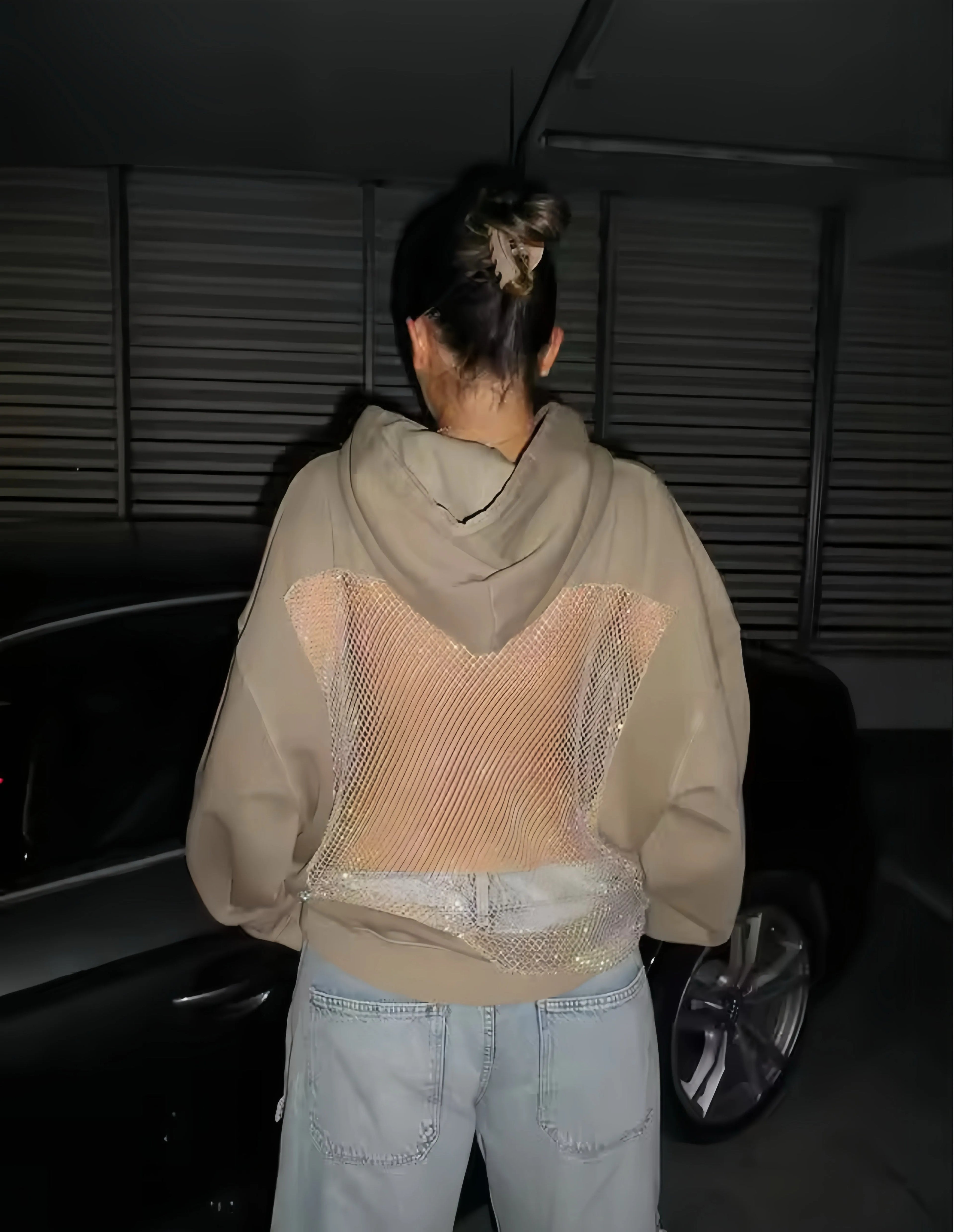 Mesh Back Hoodie