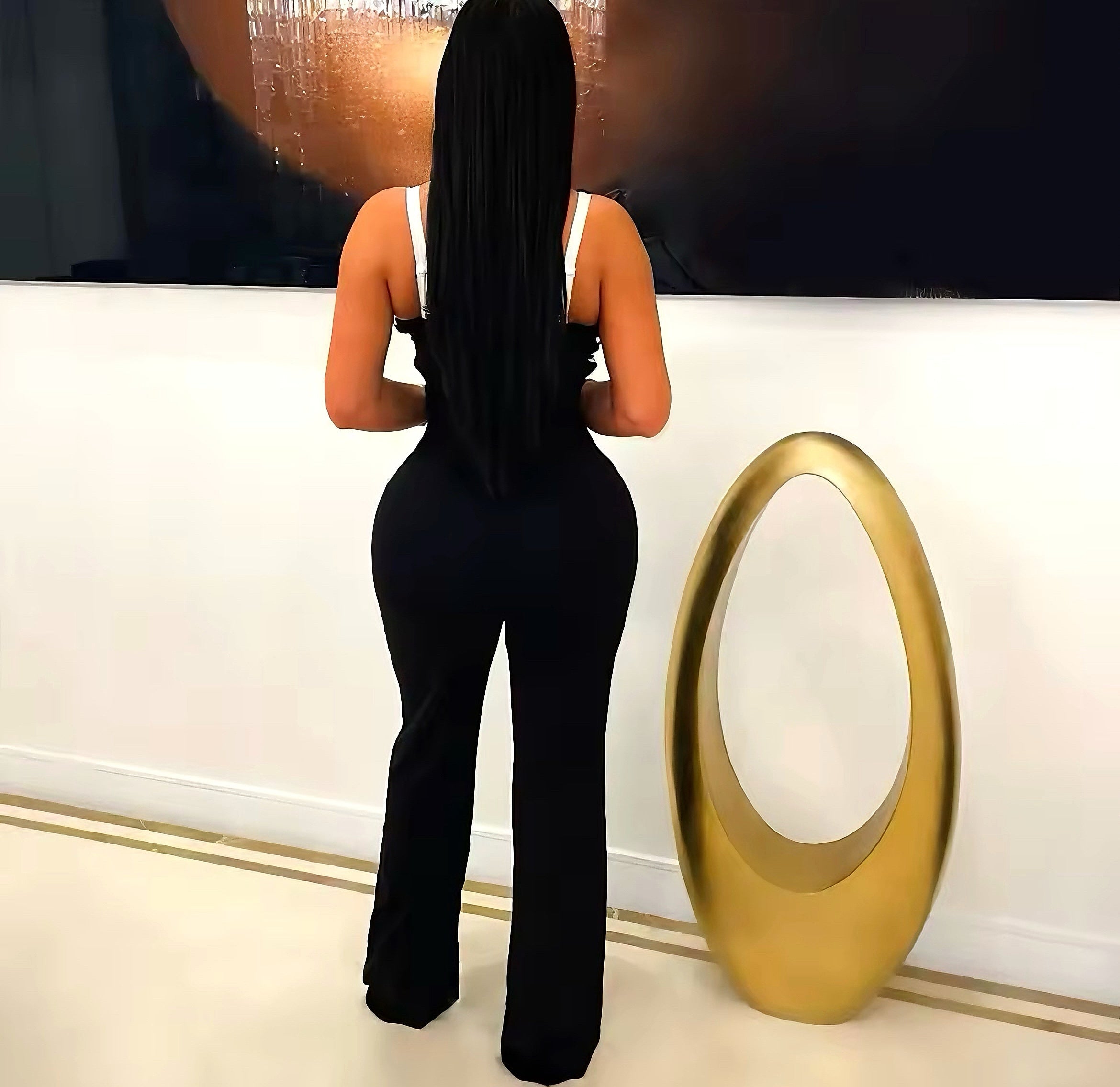 Butterfly Top Jumpsuit